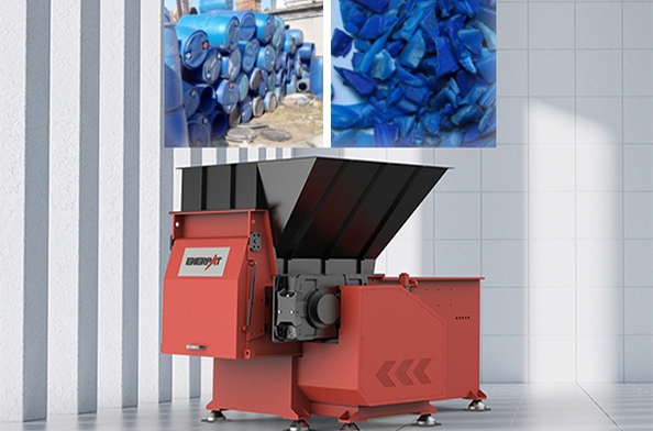 Японский переработчик пластика достиг производительности 500 кг/ч с помощью измельчителя пластиковых барабанов MSA-F1500 компании ENERPAT