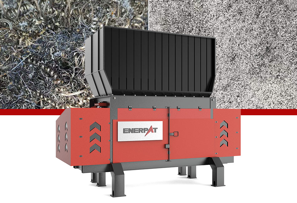 Сверхмощный одновальный измельчитель