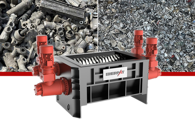 ENERPAT MSC-E1900 Четырехвальный измельчитель алюминия Производитель