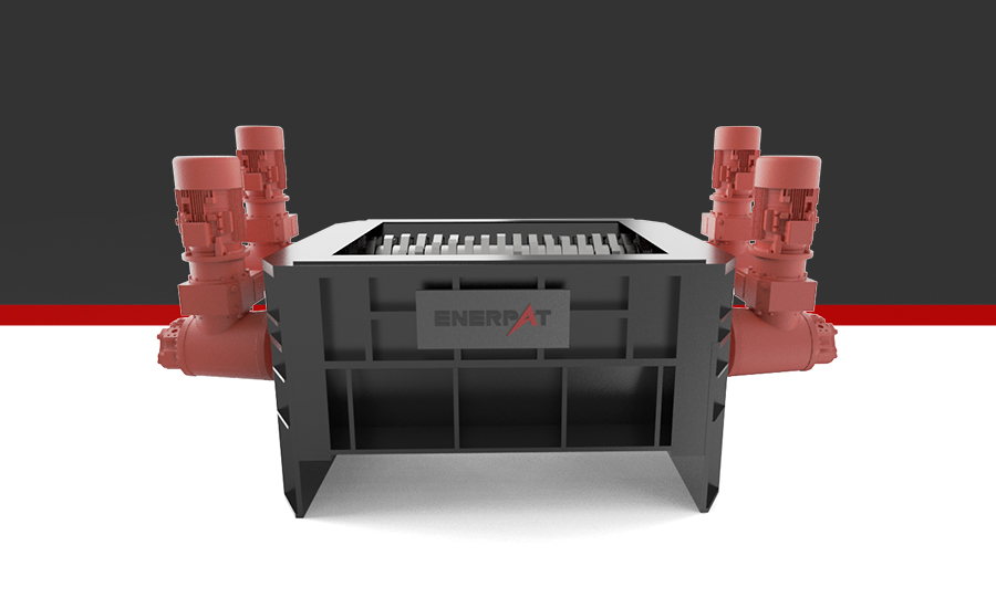 Четырехвальный измельчитель