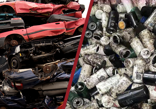 Материалы, перерабатываемые измельчителями тяжелого металла