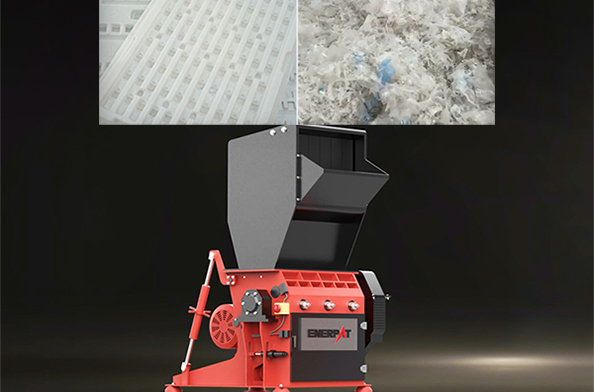 ENERPAT Дробилка-гранулятор пластика GM-800S: спасение от проблем британской транспортной компании с отходами