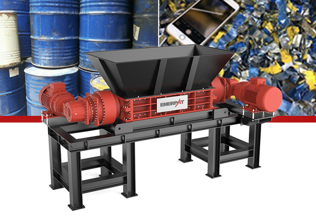 ENERPAT MSB-E1500 Двухвальный измельчитель металла