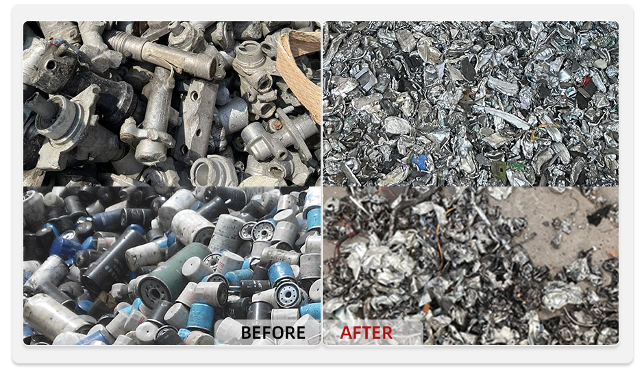 Измельчитель железного лома 