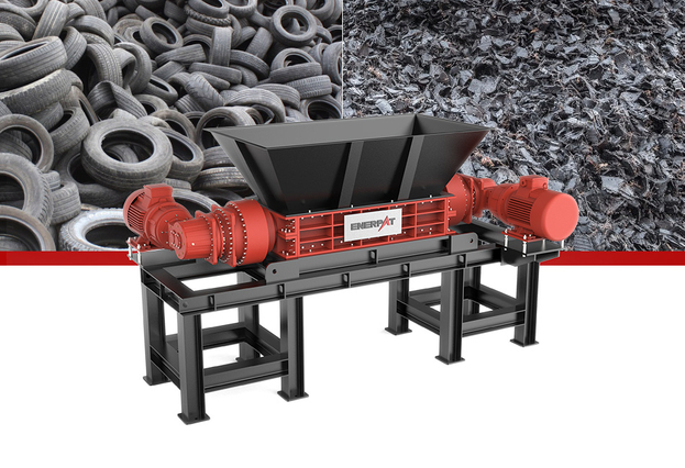 ENERPAT Двухвальный измельчитель резины