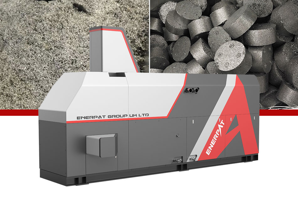 Пресс для брикетирования металлической стружки с добавленной стоимостью