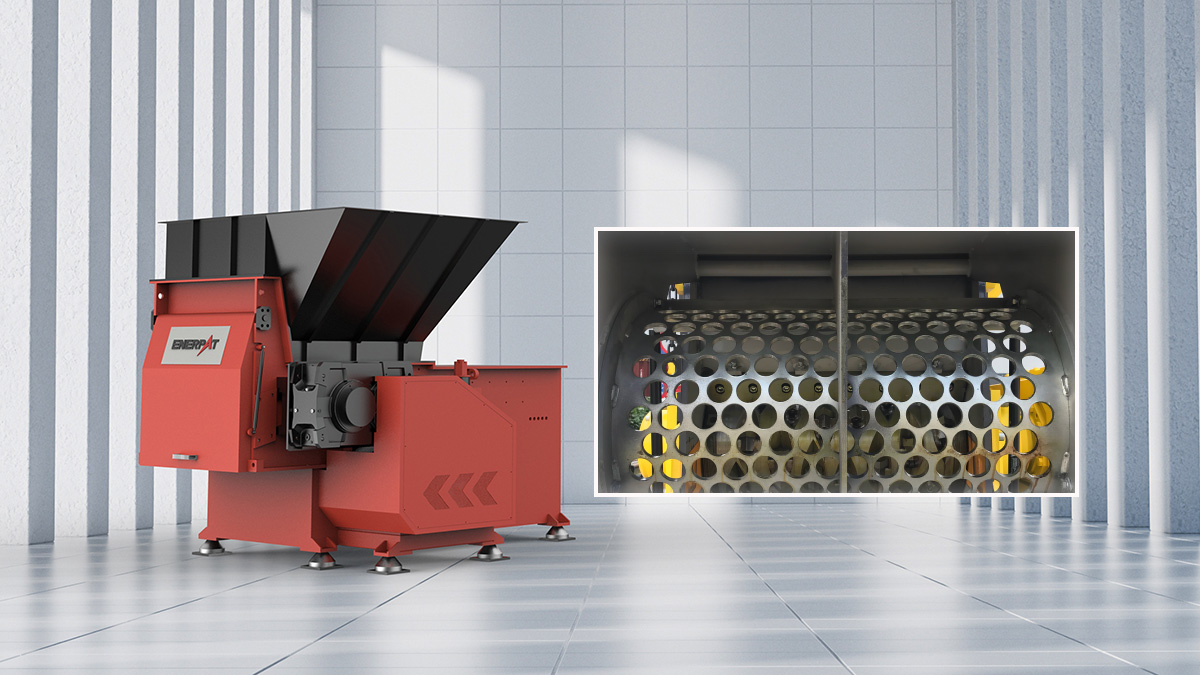 Однороторный измельчитель