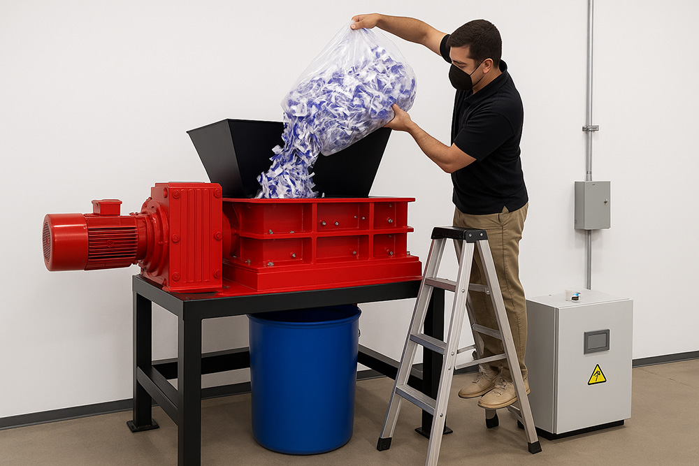 Измельчитель бумаги и картона