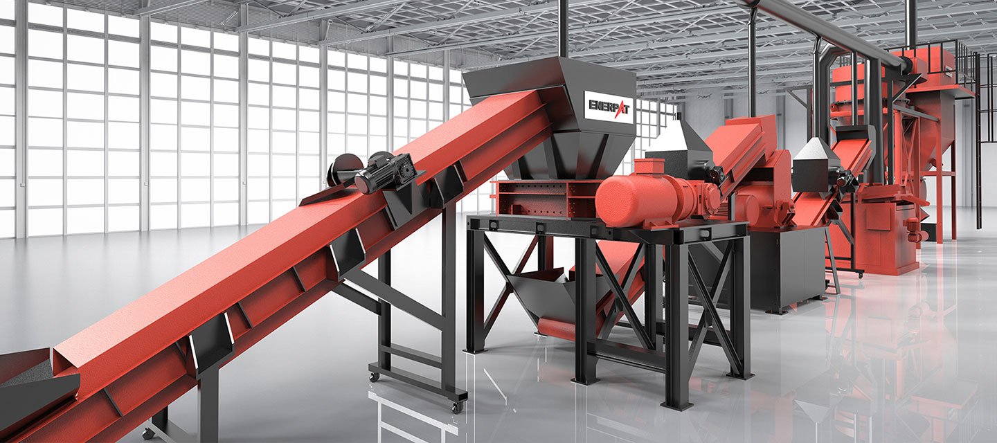 Линия по переработке кабеля