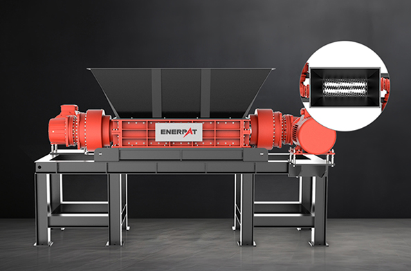 История успеха: небольшой двухвальный измельчитель ENERPAT произвел революцию в управлении отходами для производителя нетканых материалов в ОАЭ