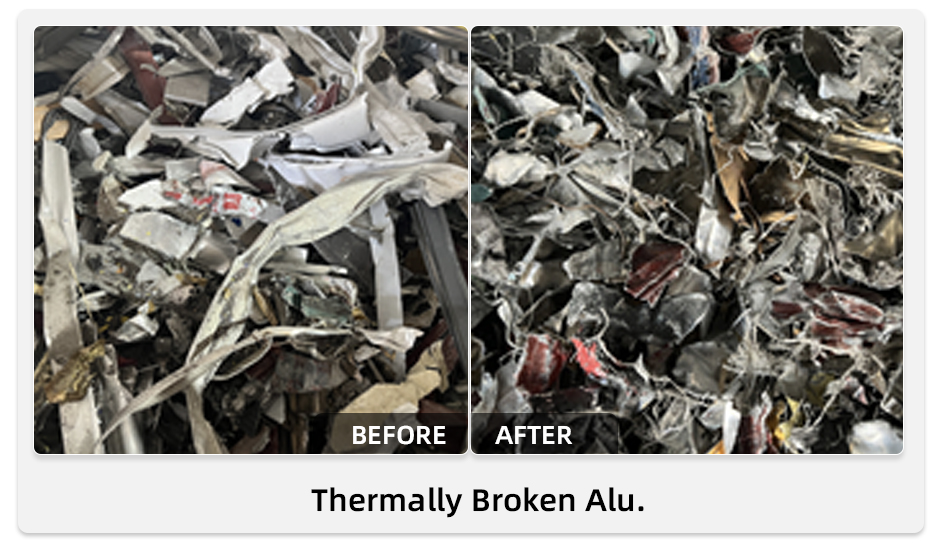 Термически разрушенный алюминий.